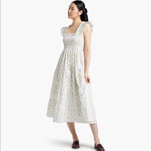 Hill House Ellie Nap Dress in Pastel Trellis